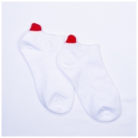 Socquettes Petit CÅur Blanche