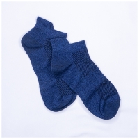 Chaussettes Mailles Respirantes Bleu Nuit Courtes