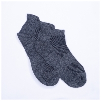 Chaussettes Mailles Respirantes Gris ChinÃ© Courtes