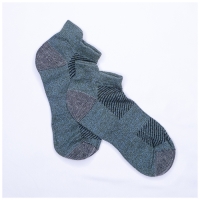 Chaussettes Mailles Respirantes Vert ChinÃ© Courtes