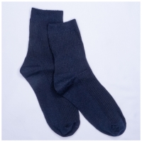 Chaussettes Basic Bleu Marine Mi-hautes
