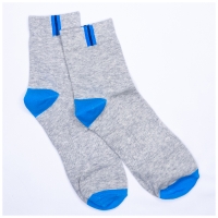 Chaussettes Sport Gris ChinÃ© Courtes