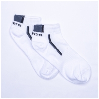 Socquettes Sport Blanc Marquage Sport Noir