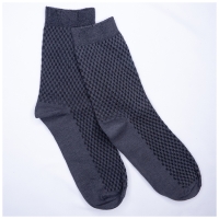 Chaussettes Enzo Bleu Gris FoncÃ© Business Hommes