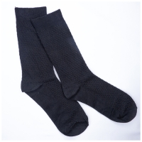 Chaussettes Enzo Noires Mi-hautes Business Hommes
