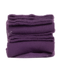 Socquettes Violet Quetsche Unies
