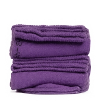 Chaussettes Violet Cassis Courtes Unies