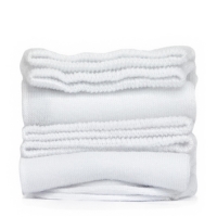 Chaussettes Blanc Nuage Mi-Hautes Unies