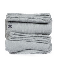 Chaussettes Gris Souris Mi-Hautes Unies