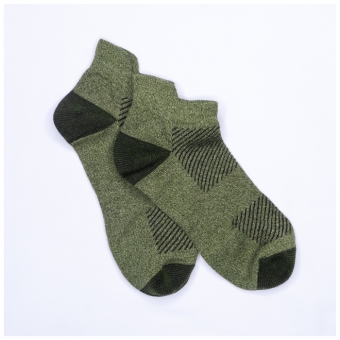 Chaussettes Mailles Respirantes Vert Kaki Courtes