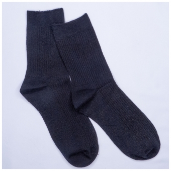 Chaussettes Basic Noires Mi-hautes