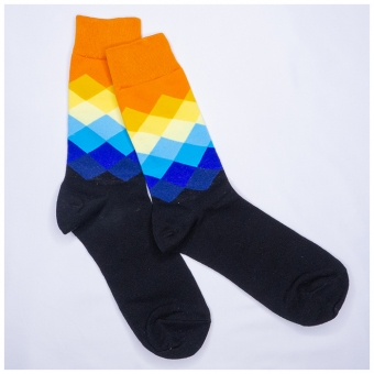 Chaussettes Mario Noires Mi-hautes Business