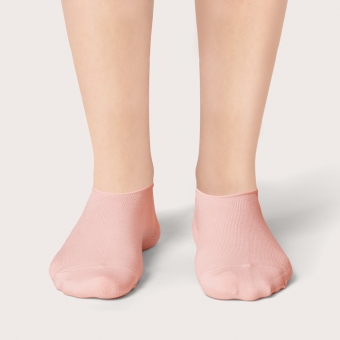 Socquettes Rose Douceur Unies