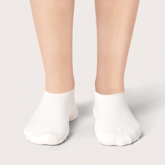Socquettes Blanc Nuage Unies