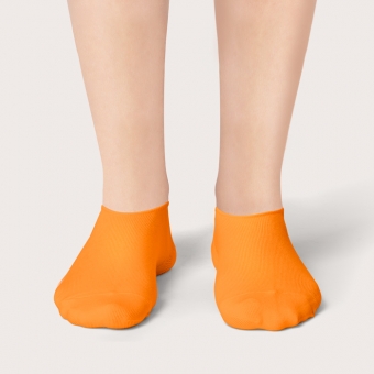 Socquettes Orange Brugnon Unies