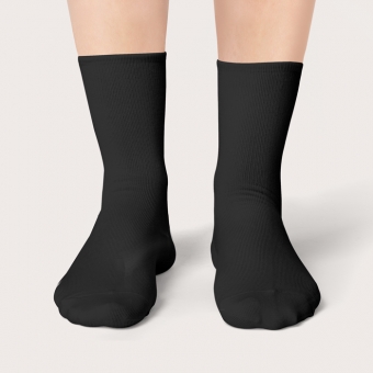 Chaussettes Noir c'est Noir Mi-Hautes Unies